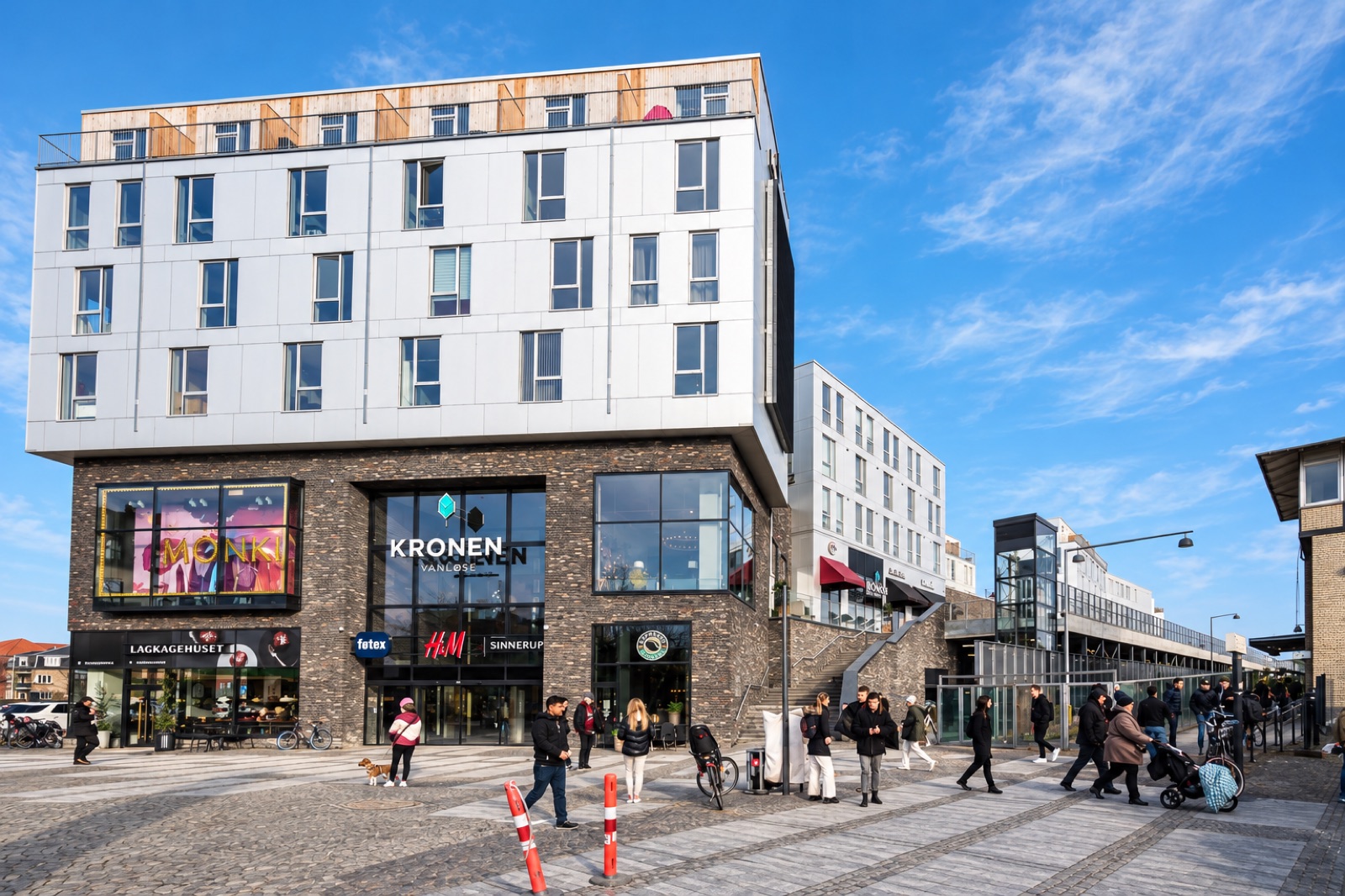 Kronen shoppingcenter ved Vanløse Station